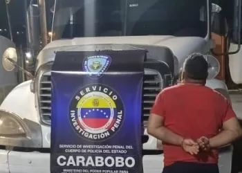Detenido por PoliCarabobo con gandola solicitada