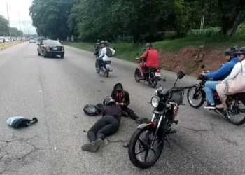 Alerta vial ocho accidentes de motos dejaron 10 heridos en Carabobo
