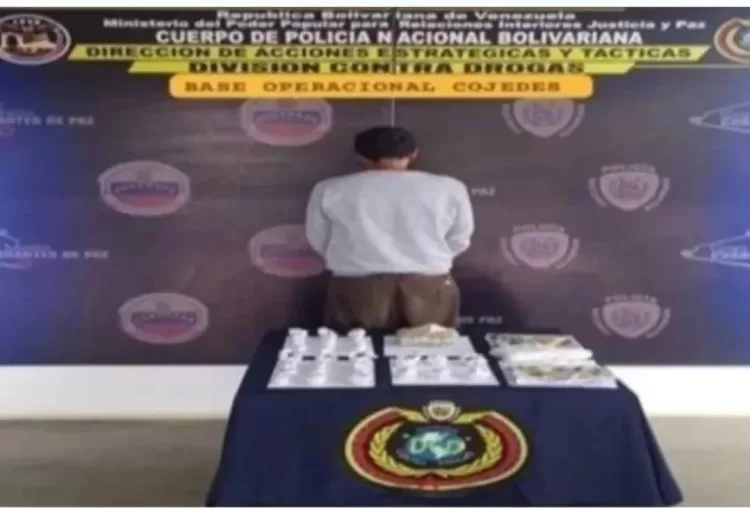 Hombre quedó preso por tráfico de drogas en Cojedes