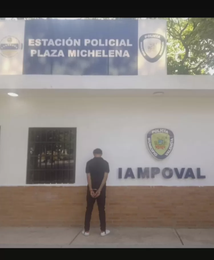 Preso por robar un teléfono celular en la Avenida Lara 