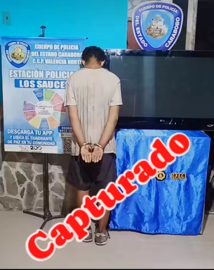Preso por hurtar un local comercial  en la Av Bolívar Norte