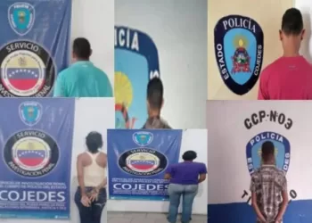 Capturadas seis  personas por diversos delitos en Cojedes
