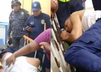 Oficial de la PNB fue agredido por sujetos desconocidos