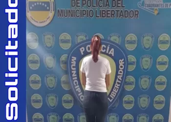 Detenida una mujer solicitada en el municipio Libertador